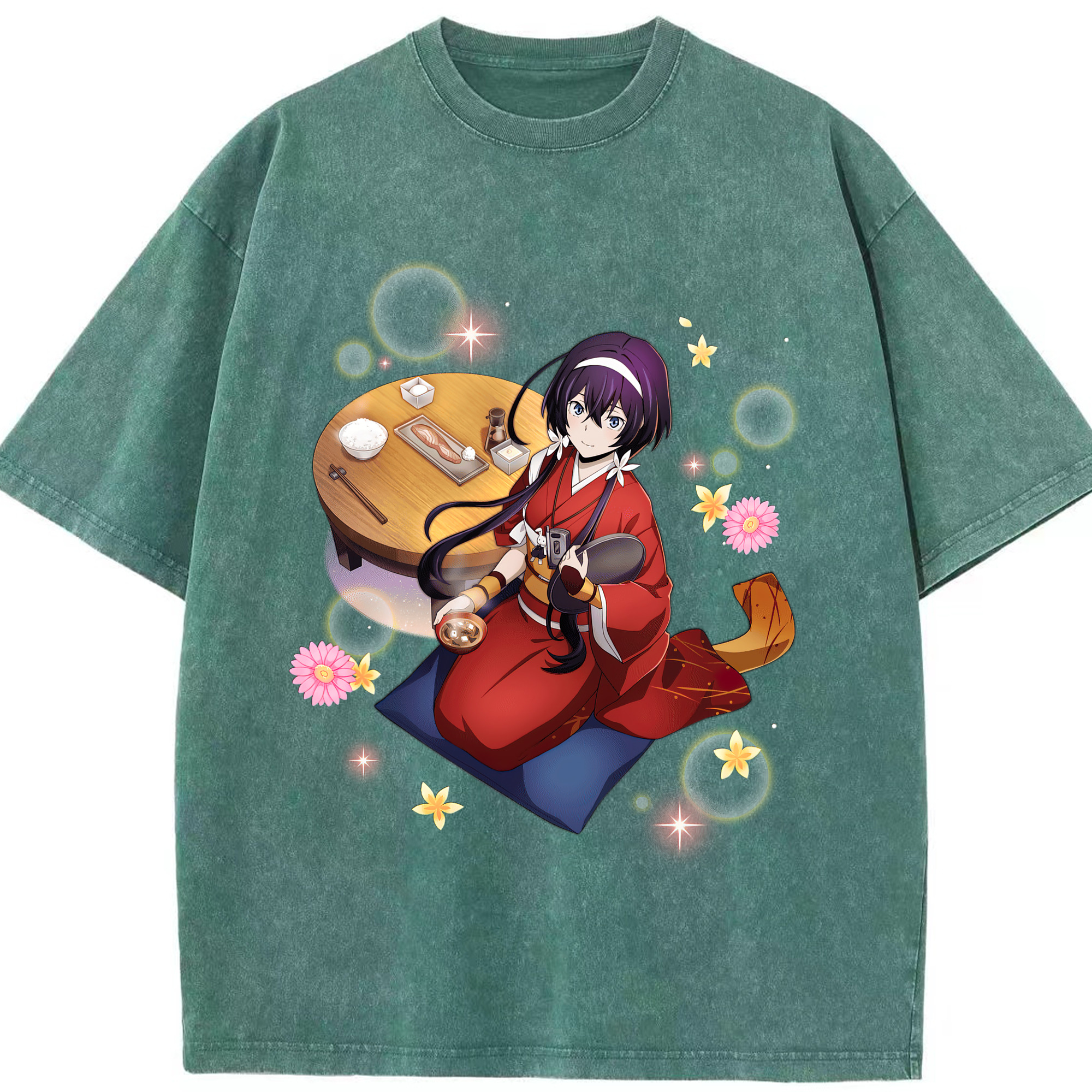 （画像用） 文豪ストレイドッグス Bungo Stray Dogs 綿100% ヴィンテージ風 半袖Tシャツ（フロントプリント）
